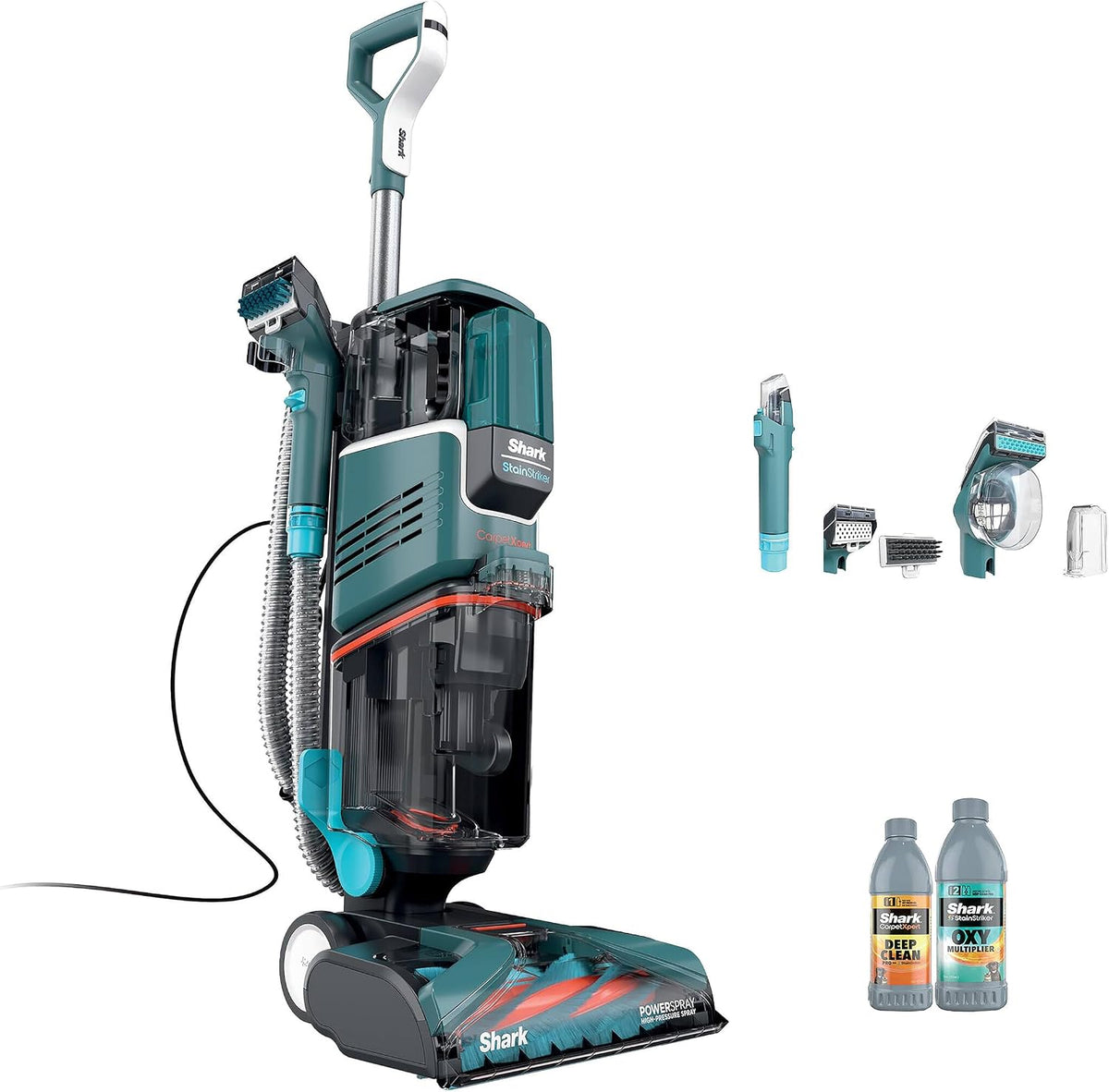 Shark R-EX205 Teppich-Deos, Grün/Blau/Schwarz