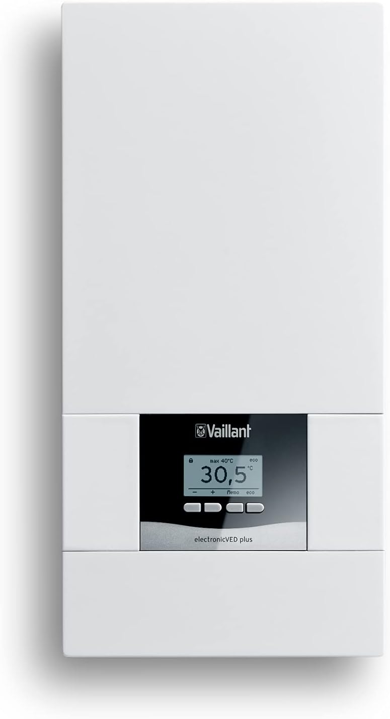 Vaillant VED plus Elektrische Durchlauferhitzer, 21 kW, 400 V, verstellbar, Weiß