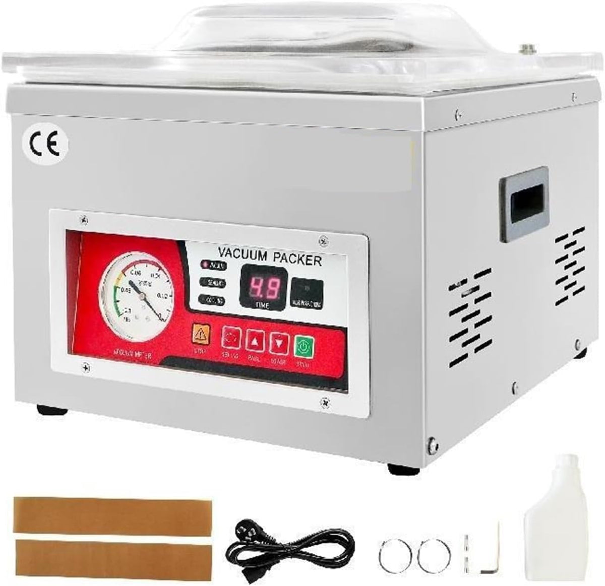 AIRYSSFU DZ-260A Zubehör für Elektrowerkzeuge, für die Küche, Silber/Rot